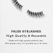False Eyelashes Natural Series - Lashever Japanese Fake Lashes for Long Lasting Wear Reusable Lightweight Comfortable - 2 Pairs Natural 103 Black - Buy Online on SooperMarket.com