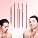 MelodySusie Blackhead Remover Kit - Professional Stainless Pimple Popper Tool for Nose & Face - Comedone Extractor & Blemish Whitehead Tool with Metal Case - Pink - Buy Online on SooperMarket.com