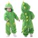 Doladola Unisex Baby Toddlers Romper Jumpsuit Hooded Cartoon Sleepsuits Infant Outfit 24-30 Months Dinosaur