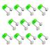 40PCS Fishing Rod Alarm Bells with Plastic Clip and Dual Alert Bells Loud Sound Fishing Bite Indicators Fishing Tools Accessories for All Kinds of Sea Rods