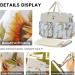 SONARIN Stylish Large Capacity Baby Nappy Changing Tote Bag with Changing Mat - Deer Design - Buy Online on SooperMarket.com