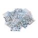 Nail Sticker Decal 3D Indigo Manicure Sticker Useful Processed