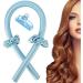 Heatless Curlers Headband Heatless Curls No Heat Wave Hair Curlers Styling Tools for Long Medium Hair Hair Curlers Make Hair Soft And Shiny(Blue)