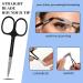 Facial Hair Grooming Scissors for Men & Women - Rounded & Curved Eyebrow Trimming Tool for Nose, Beard, Mustache, Eyelashes & Ear Hair - Buy Online on SooperMarket.com