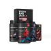 Every Man Jack Marvel Collectors Box Body Wash Gift Set - Includes Four Body Washes with Clean Ingredients - Marvel-Inspired Fresh Air Coastal Thunder Crimson Oak and Wakanda Herbs Fragrances