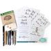 Wildflower Art Studio Brush Lettering Calligraphy Kit - Beginner Starter Set with Instruction Book and Supplies - Perfect Gift for Kids, Teens, Adults - Buy Online on SooperMarket.com