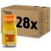 Monastery Kitchen Bio Ingwer Shot Kurkuma 1SHOT 28x 30 ml with real ginger pieces I Ingwershot with turmeric vegan in the to go bottle I sweet and sharp without additives & with natural sweet 30 ml (28 Pack)