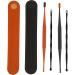 Double Massage Color Home Cleansing Tool Set - Portable Adult Spiral Tweezer for Care, Picnic & Wax Removal - 4 Sets - Buy Online on SooperMarket.com