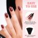 LKE Gel Nail Polish Kit with 72W UV Lamp - 6 Pink Truffle Colors, Glossy & Matte Top Coat - Manicure DIY Set for Women - Buy Online on SooperMarket.com