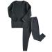 DreamBuy 20 Colours Ribbed Pyjama/Tracksuit/Loungewear Unisex Boys And Girls Pyjamas Baby Clothes Pyjamas For Women And Mens Pyjamas 3-4 Years Black