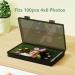 Zarler 4x6 Photo Storage Box | 18 Inner Seed Organizer Cases | Handle & Sticker Labels | Black - Buy Online on SooperMarket.com