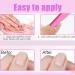 DHWEKU Stainless Steel False Nail Clippers Professional Nail Cutter Clippers Capsules Nail Clippers for False Nails and Gel Nails with 5 Diamond Shaped Sponge Rubbing Strips (Pink) - Buy Online on SooperMarket.com