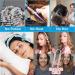 Upgrade Your Heatless Curls with DIY Curling Rod Headband - Soft Silk Ribbon Rollers for Long Medium Hair - Pink - Buy Online on SooperMarket.com