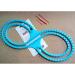 WAYION 55 Afghan Serenity Loom Knitting Board Weave Kit - Step by Step Instructions - Ideal for Experienced Knitters - Blue/Pink - Buy Online on SooperMarket.com