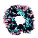 axy hair tie with sequins elastic glitter ponytail holder ponytail holder hair tie hair piece hair band for girls and women (colorful)
