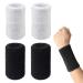 Niuhong 4 pcs stretchy bracelet welding tapes movement welding welding band wrist bands cotton wall bands sweat breathable good flexibility gently comfortable running fitness equipment ball games