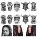 KALLORY Dreadlock Accessories - Viking Beard Beads, Skull & Antique Hair Beads - 10pcs - Buy Online on SooperMarket.com