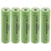 5x Exell 1.2V NIMH AAA 600mAh Rechargeable Button Top Batteries use with high power static applications (Telecoms UPS and Smart grid) radio controlled devices electric tools electric mopeds