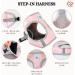 Buy Belffy Cat Dishes & Leash Set - Automatic Leash for Cats Kittens & Dogs - Stylish Pink Jacket for All Pets - Buy Online on SooperMarket.com