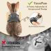 VavoPaw Cat Harness and Leash Set for Walking Adjustable Kitten Vest Harness with Reflective Strip Breathable Mesh Escape Proof Soft Pet Safety Vest for Cats Kittens Puppies S Grey Small Gray - Buy Online on SooperMarket.com