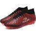ANLUKE Mens Hightop Cleats Soccer Shoes Red/Black - Size 8 - Buy Online on SooperMarket.com