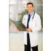 Figura Elevar Deals Men's Professional Lab Coat - 40 Inch Kick Pleat Doctor Coat (X-Large) - Buy Online on SooperMarket.com