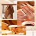 6-Piece Gel Nail Polish Set: Brown, Coffee, Wine Red, Burgundy, Nude, Purple, Pink, Champagne, Gold Glitter - Winter Colors | Soak Off, Salon-Quality, Ideal for Beginners & DIY Manicures - Buy Online on SooperMarket.com