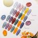 MEET ACROSS Jelly Gel Nail Polish Set - 6 Morandi Colors for Salon Gel Manicure and DIY Nail Art (Gray, Purple, Yellow) - Buy Online on SooperMarket.com
