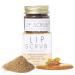 Natural Lip Exfoliator Scrub | Lip Scrubs Exfoliator & Moisturizer with Organic Coconut Oil Brown Sugar & Honey for Gentle Repair Treatment Scrubs Chapped Dry Peeling Skin for Soft Lips