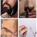 HAWATOUR Stainless Steel Beard Scissors for Trimming - Silver Classic - Buy Online on SooperMarket.com