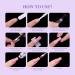 Saviland Clear Dual Nail Forms Set - 100PCS Full Cover Nail Extension Gel Molds + Dual-end Poly Gel Brush | 10 Sizes for Manicure Salon & Home DIY - Buy Online on SooperMarket.com