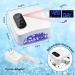 Cordless UV LED Nail Lamp COLORENE 72W Rechargeable Nail Light Quick Curing Dryer Professional Nail Dryer Gel Polish Light with 4 Timer Setting Auto Sensor for Salon Home Nail Art White - Buy Online on SooperMarket.com