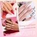 MAQUITA Gel Nail Polish Set with 48w Lamp Starter Kit - 17 Colorus Nail Salon Set - with No Wipe Glossy & Matte Top Coat and Base Coat - DIY Manicure Tool Gift for Beginners at Home - Buy Online on SooperMarket.com