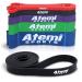 Resistance Pull Up Bands | Exercise Loop Band for Men or Women | Long Resistance Band for Strength Training Stretching CrossFit & Fitness | Home Workout Bands SOLD SINGLY #2 Black (10-30kg)