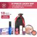 Makeup Set Glamza 10 Piece Lucky Dip Gift Makeup Kit for Women & Teenage Girls - Includes 10 Makeup Items In Black Organza Beauty Bag - Buy Online on SooperMarket.com