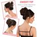 Vlasy Messy Bun Hair Piece 1001# 60g - Curly Wavy Scrunchies Extensions for Women - Synthetic Chignons Updo Accessory for Girls - Buy Online on SooperMarket.com