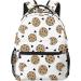 BHCASE Lightweight Casual Student Backpack - Fashionable And Versatile Backpack For School And Outdoor Activities 7.8x11.4x15.7 In Cookies Food Chocolate Chip Biscuits Pattern - Buy Online on SooperMarket.com