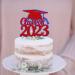 Rsstarxi 1 Pack Congrats Class of 2023 Cake Topper Glitter Class of 2023 Grad Cap Cake Pick Decoration for High School College 2023 Graduation Theme Party Cake Decorations Red Style 8 Red - Buy Online on SooperMarket.com