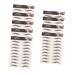 Baluue 9 Sheets Realistic Fake Eyebrows Eyebrow Stickers Waterproof Hairlike Eyebrows Brown