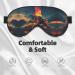 SSIMOO Volcano Soft Sleep Eye Mask - Breathable Black Eye Patch for Women | Perfect for Travel & Relaxation - Buy Online on SooperMarket.com