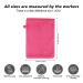 HOGARY 10 PCS Microfiber Body Wash Mitts - Soft Flannel Face Mitten & Bath Spa Cloth - Reusable Makeup Remover Gloves - European Style Wash Cloth (6.8 inch) - 5 Colors - Buy Online on SooperMarket.com