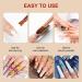 Saviland 6PCS Kolinsky Acrylic Nail Brush Set for Acrylic Powder Application - Sizes 4/6/8/10/12/14 - Buy Online on SooperMarket.com