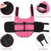 HAOCOO Dog Life Jacket Vest Swimsuit with Reflective Stripes - Pink Polka Dot XL - Buy Online on SooperMarket.com