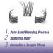 Veleasha DIY Eyelash Extension Individual D Curl Lashes 39 Clusters | Reusable Wispy False Eyelashes at Home | FD02 12-16mm - Buy Online on SooperMarket.com