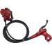 WIROJ Mountain Bike Hydraulic Disc Brake Set - Front & Rear Kit for MTB, e-Bike, Fat Bike - Red - Upgrade from Mechanical Disc Brake - Buy Online on SooperMarket.com