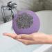 Lavender Vanilla Giant 12oz Fizzy Bath Bomb with Real Dried Flower Petals by Cottage Lane - Night of Romance Collection - Buy Online on SooperMarket.com