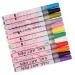 12 Pieces 3D Nail Polish Pens 0.5 mm Tip Bright Colours Easy to Use 3D Nail Art Pen Set for Party Family Salon