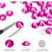 YHMQ 2160PCS Rhinestones for Nails | Crystal Peach Nail Crystals | SS20 Size 4.6mm & 4.8mm - Buy Online on SooperMarket.com