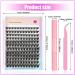 Rxuaw DIY Eyelash Extension Kit Lash Clusters 12 Rows Cluster Lashes with Glue and Tweezer for Lash Extension Beginners Outfit - Buy Online on SooperMarket.com