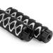OUTLETNY 3/8 Aluminum Alloy Bike Pegs - Anti-Skid BMX Stunt Pegs, 26 Teeth, Black (2Pcs) - Buy Online on SooperMarket.com